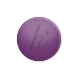 Inlay ultra violet shine large k'