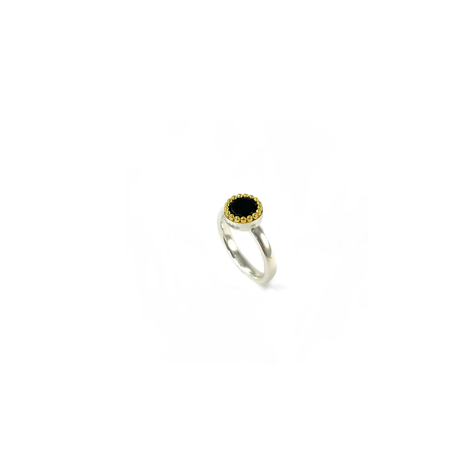 925 sterling zilveren ring bicolor smalle ring